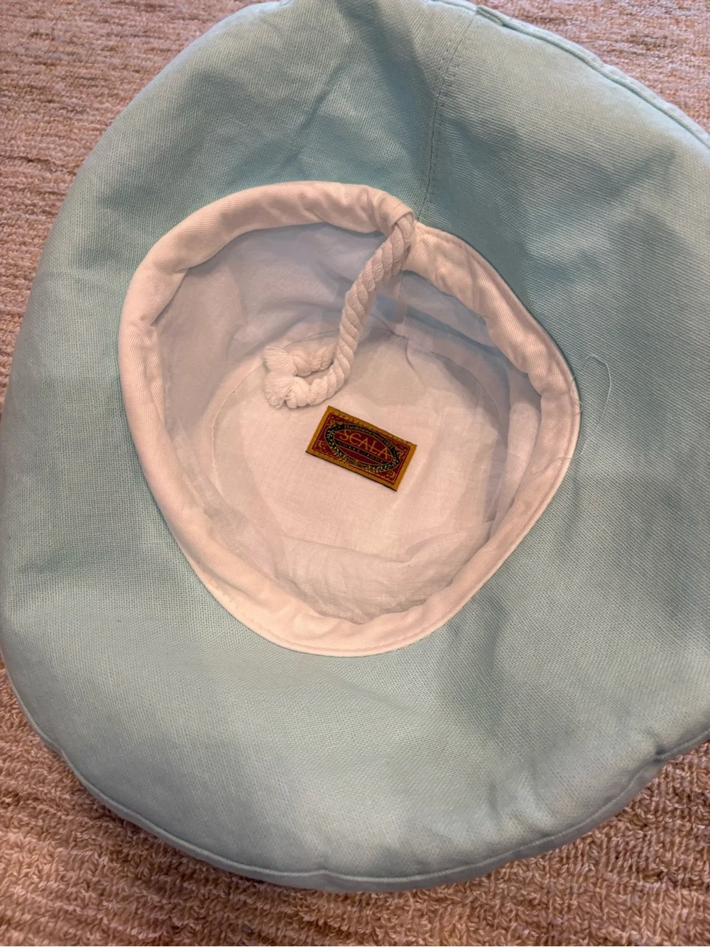 Women's Wide-Brim Sun Hat - Light Aqua